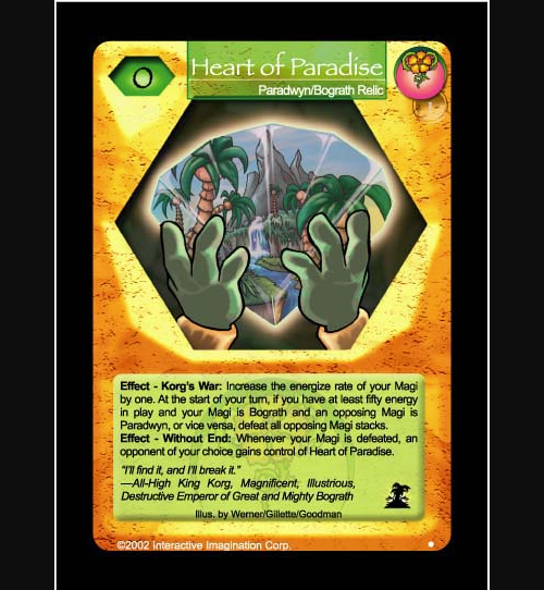 Heart of Paradise - Paradwyn